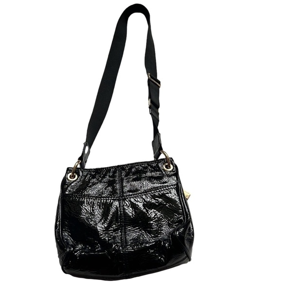 Michael Kors Layton Patent Leather Crossbody Bag - Picture 5 of 10